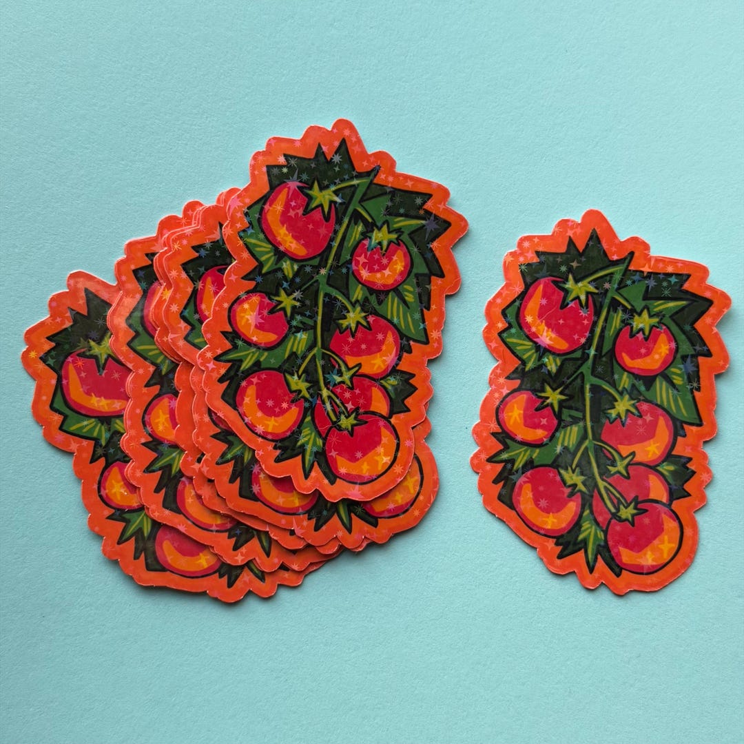 Tomato Source Sticker Design Tomato! | Sticker - Etsy