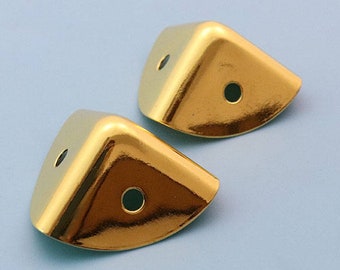 box suicase corner 4pcs corner gold Metal bags corner 25mm  corner protector for  corners ,leather handmade bags findings wholesale BJ9