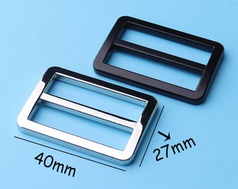 2pcs Slide Adjusters / - 1"1/4inch  Wide Tri Glides / Tri Bars for Adjustable Straps bag strap adjuster Adjustable40*27mm tjk10