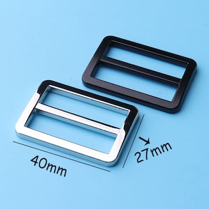 2pcs Slide Adjusters / - 1&quot;1/4inch  Wide Tri Glides / Tri Bars for Adjustable Straps bag strap adjuster Adjustable40*27mm tjk10