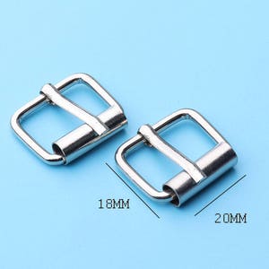 6pcs  slide Belt Buckle Center Bar Buckle   Buckle  Small buckle  Plated Buckle  purse making-20mm(inner diameter)*18mm fk26