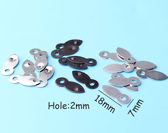 50Sets hanger Metal Picture hanger Frame TurnPhoto Mirror Arch button Turn Button Strap Hangers -18*12mm gg4