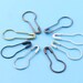 100pcs Bulb Safety Pins 21*9mm ear ring Pear Shape Safety Pins Stitch Markers  Safety Pins  Pear safety pins 20mm(h)