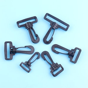 4pcs Plastic Snap for webbing Tilt Hook Clips Plastic Snap Hooks For Backpack Bags Strap 5/8&#39;&#39; 3/4&#39;&#39; 1&#39;&#39;  1 7/8&#39;&#39; 1 1/2&#39;&#39;