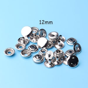 50sets singel cap  Rivets 12mm  Stud Rapid Rivets Leather Craft Repair  / Snap fastener Press stud Sewing Leather craft Clothes Bags