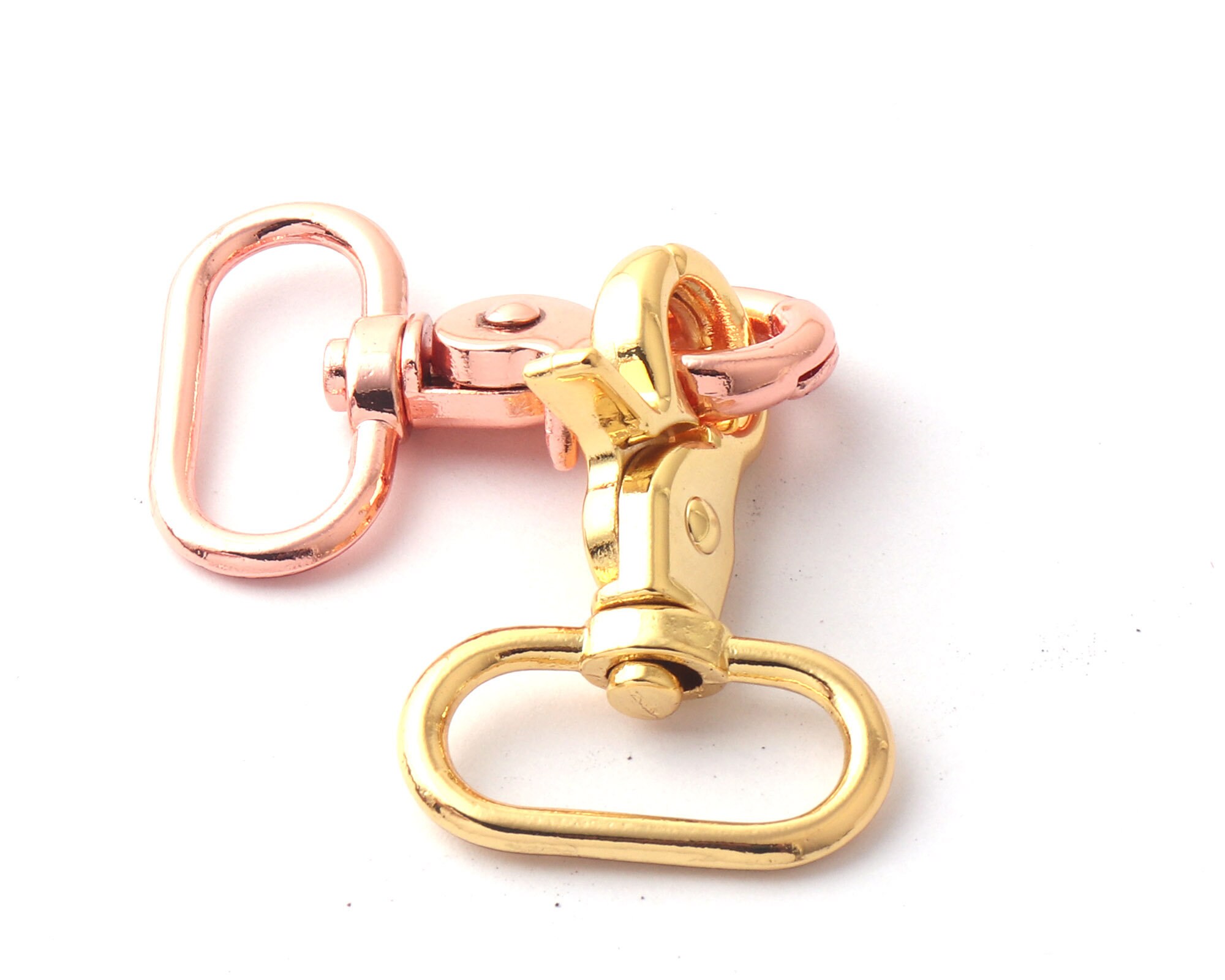 Massiver Messing Karabiner – Mini Druckknopf-Clip Für Schlüsselanhänger, Handtasche & EDC – Modell KG29B