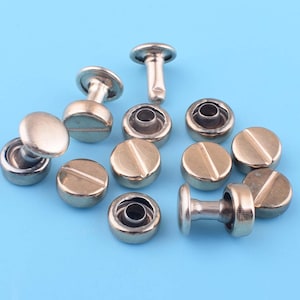 Studs Rivets 50sets 7*9mm silver color Rivets,Metal Button,for Bags Belts Bracelets Leathercraft Decoration purse making shoemaking