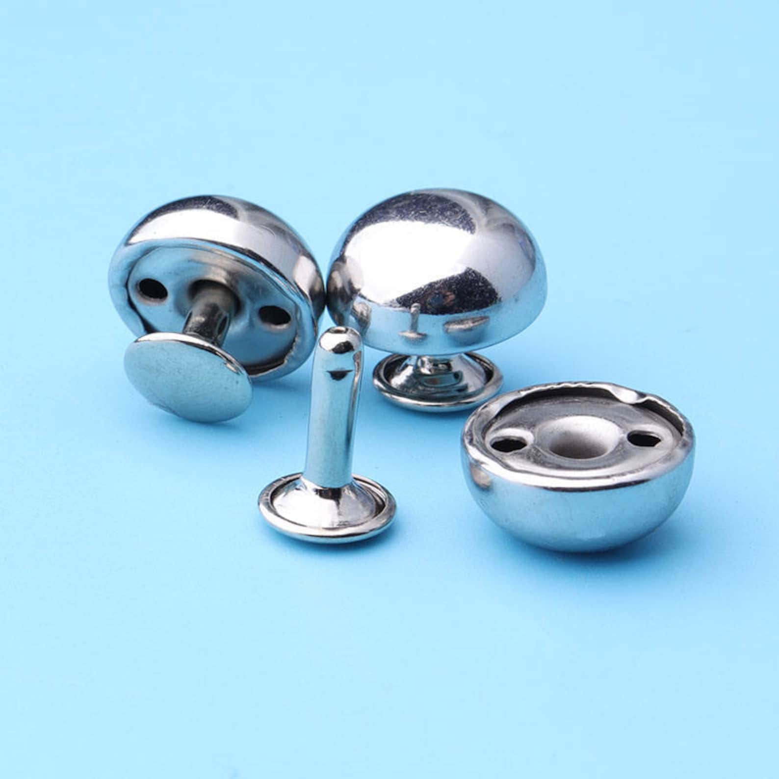30sets Mushrooms Studs Rivet Buttons for Leather Decoration Dome Rivet ...