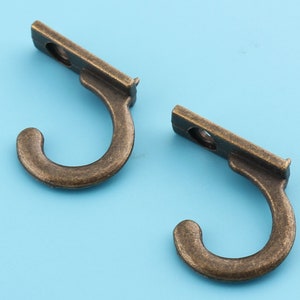 Small iron hooks key hooks, bronze metal hooks wall hooks,20*21mm towel hooks  hooks for wall