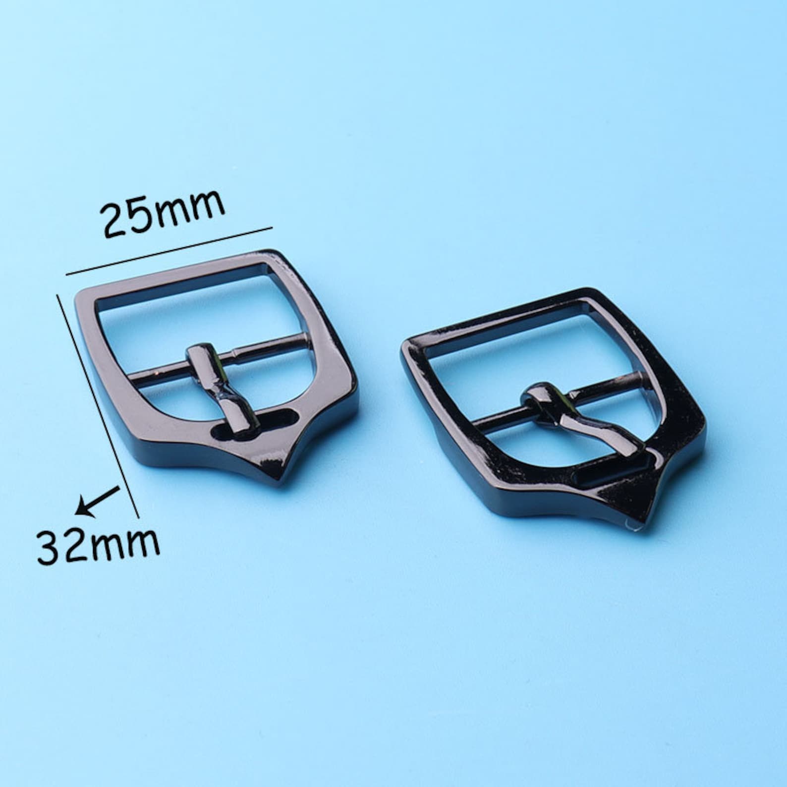 2pcs Metal Slide Buckle Special Shape High Quallity Strap Etsy