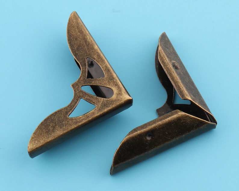 Corner Protector Metal Book Corners Purse Corner 3143 Mm Etsy