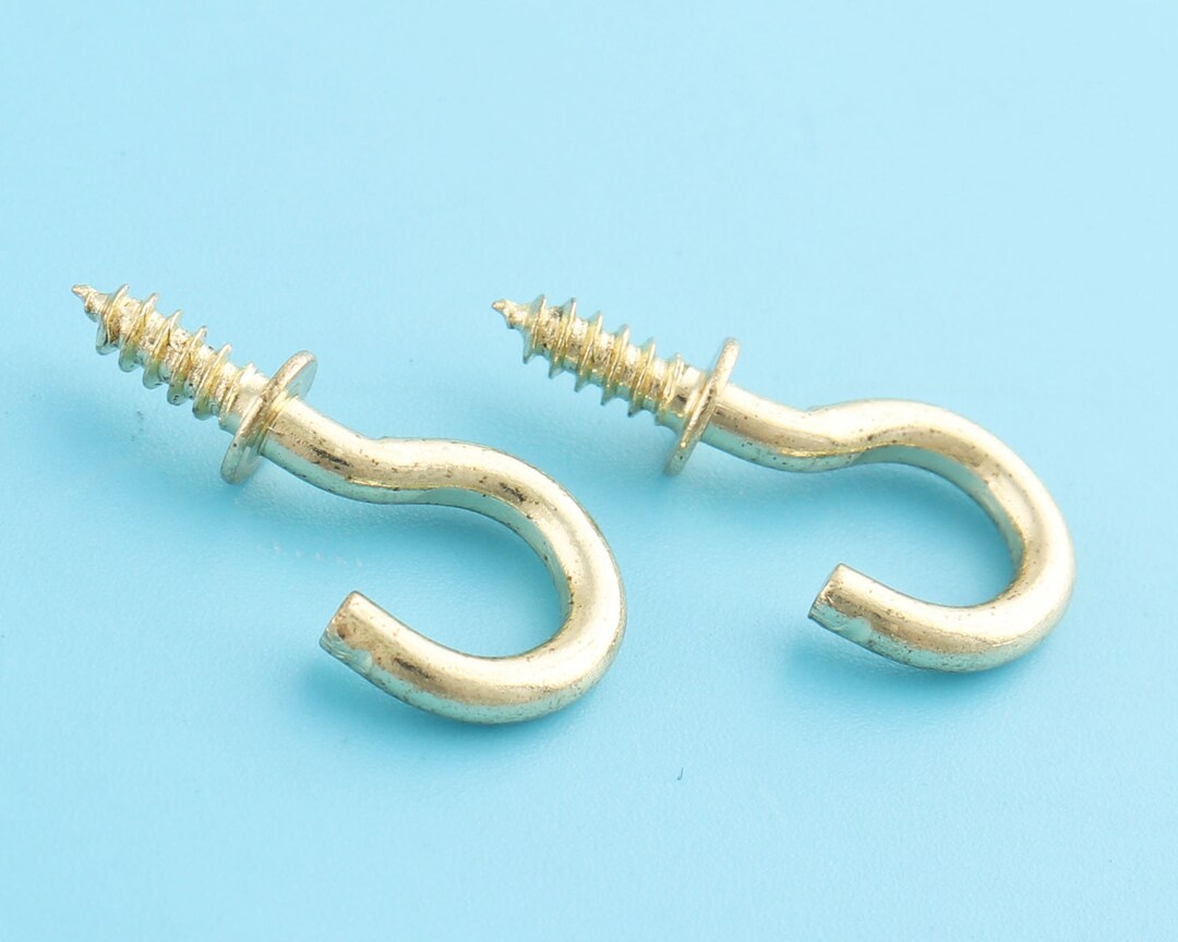 Screw Eye Bailsscrew Eye Pins With 1020 Mm Gold Colorfor Etsy