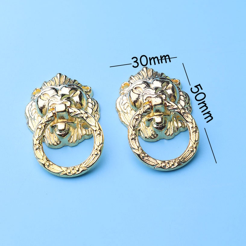 4pcs Antique Gold 3050mm Pull Dresser Drop Pull Pull Knob Pull