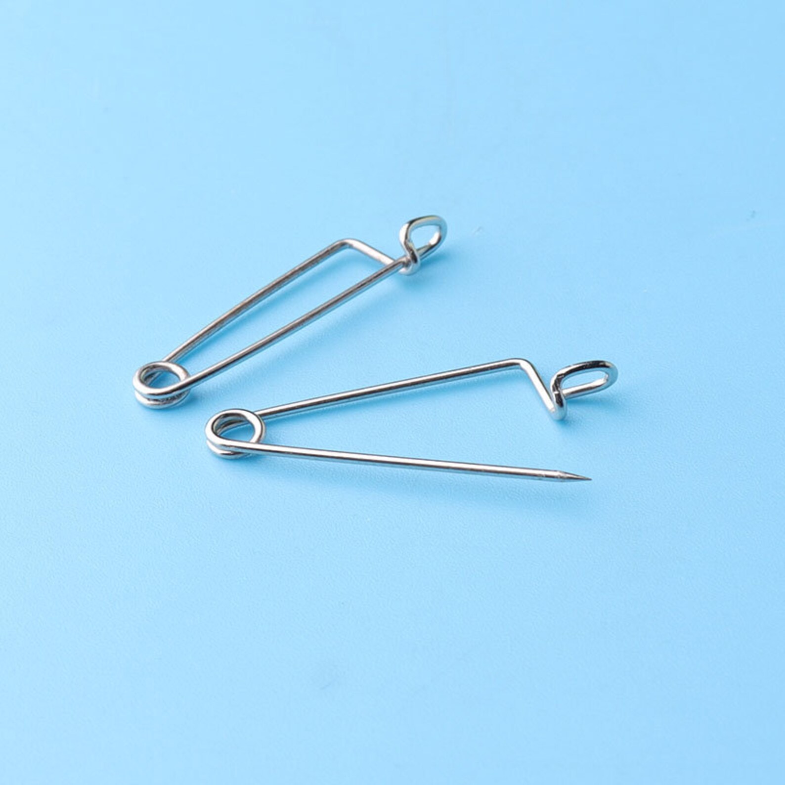 20pcs PIN Mini Sterling Silver SAFETY PIN Brooch Baptism Pin, Charm