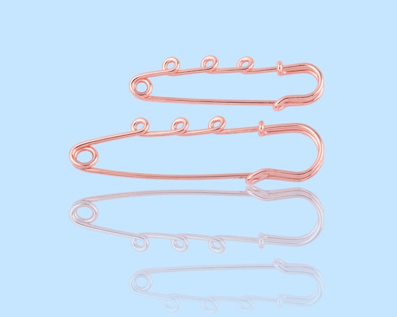 12pcs Safety Pin Bronze Blanket Pins Heavy Duty Copper 2''inch Craft  Supplies for Creative Crafting 52mm BZ26 
