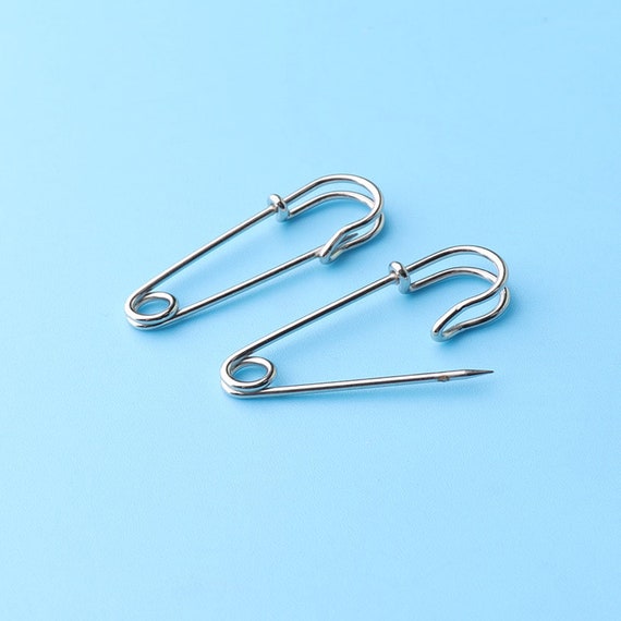 20/50/100Pcs Needles Safety Pins Silver Assorted Size Sewing Craft  Jewellery