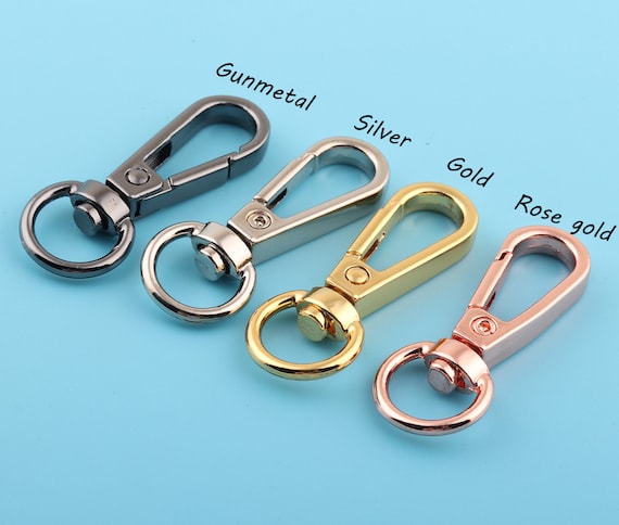10Pcs Alloy Swivel Lobster Claw Clasps Swivel Snap Hooks for bag//purse//handmade