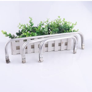 Aluminous tubular internal hinge Bag frame purse frame Internal Bag Frame 16'' or 12'' or 8'' image 1