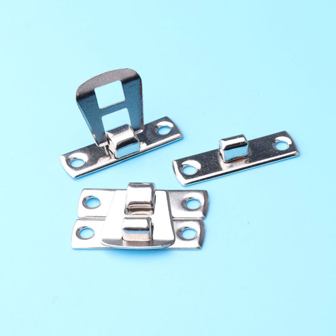 8sets Box Lock Metal Lock Suitcase Duckbilled Hasp silver Etsy