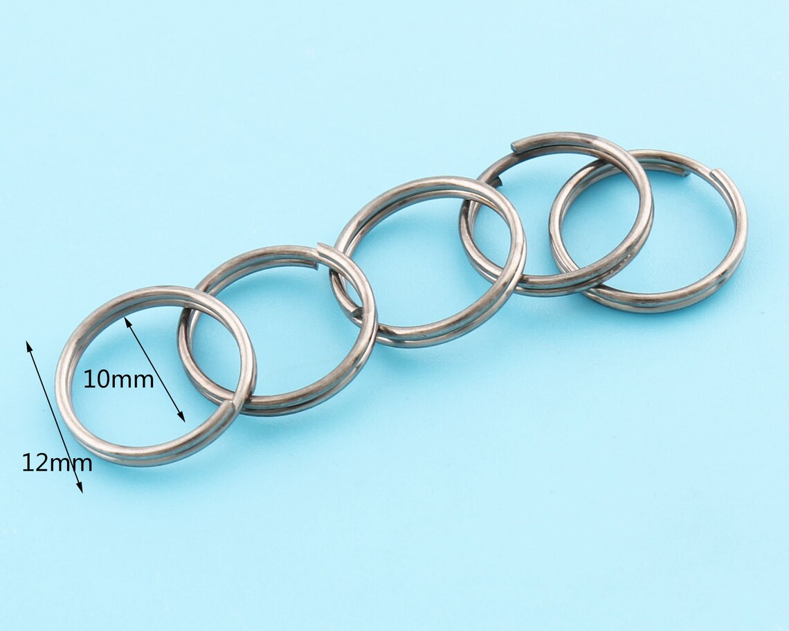 Metal o rings key ring key split ringsKey Chain Connector Etsy