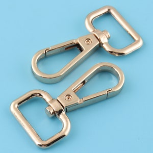 19mm gold Swivel Clasps Swivel Lobster Clasps,Trigger Snaps hook color1950mm key ring keychain clip Bag Accessories 6pcs image 3