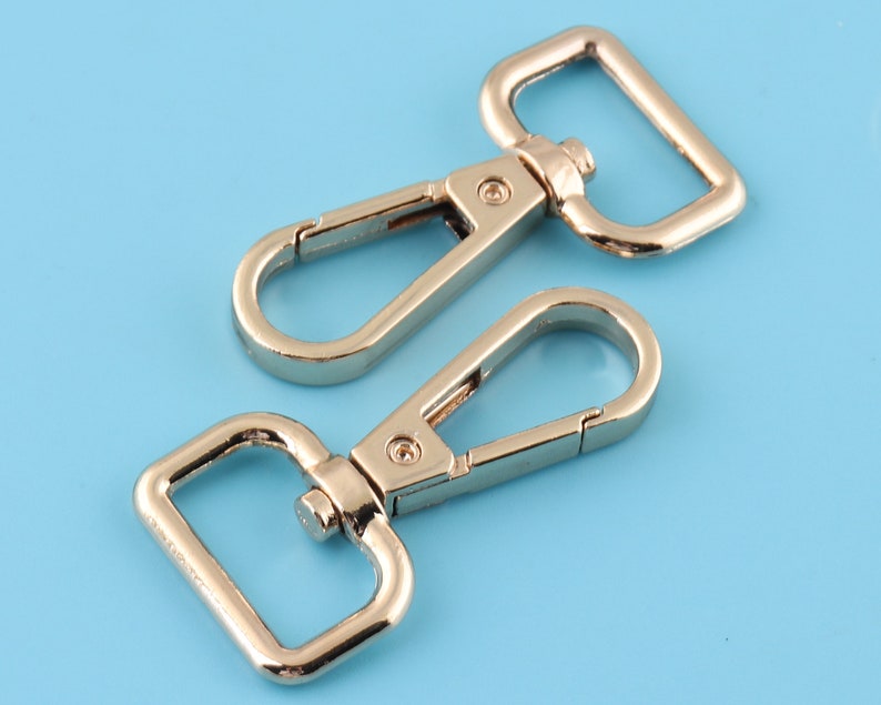 19mm gold Swivel Clasps Swivel Lobster Clasps,Trigger Snaps hook color1950mm key ring keychain clip Bag Accessories 6pcs image 3