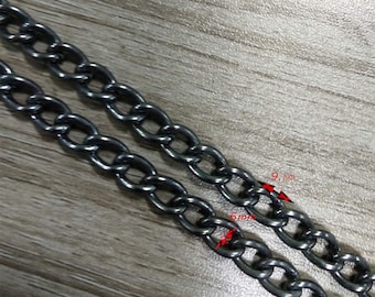 9 * 6 mm de la cadena de metal 1pcs