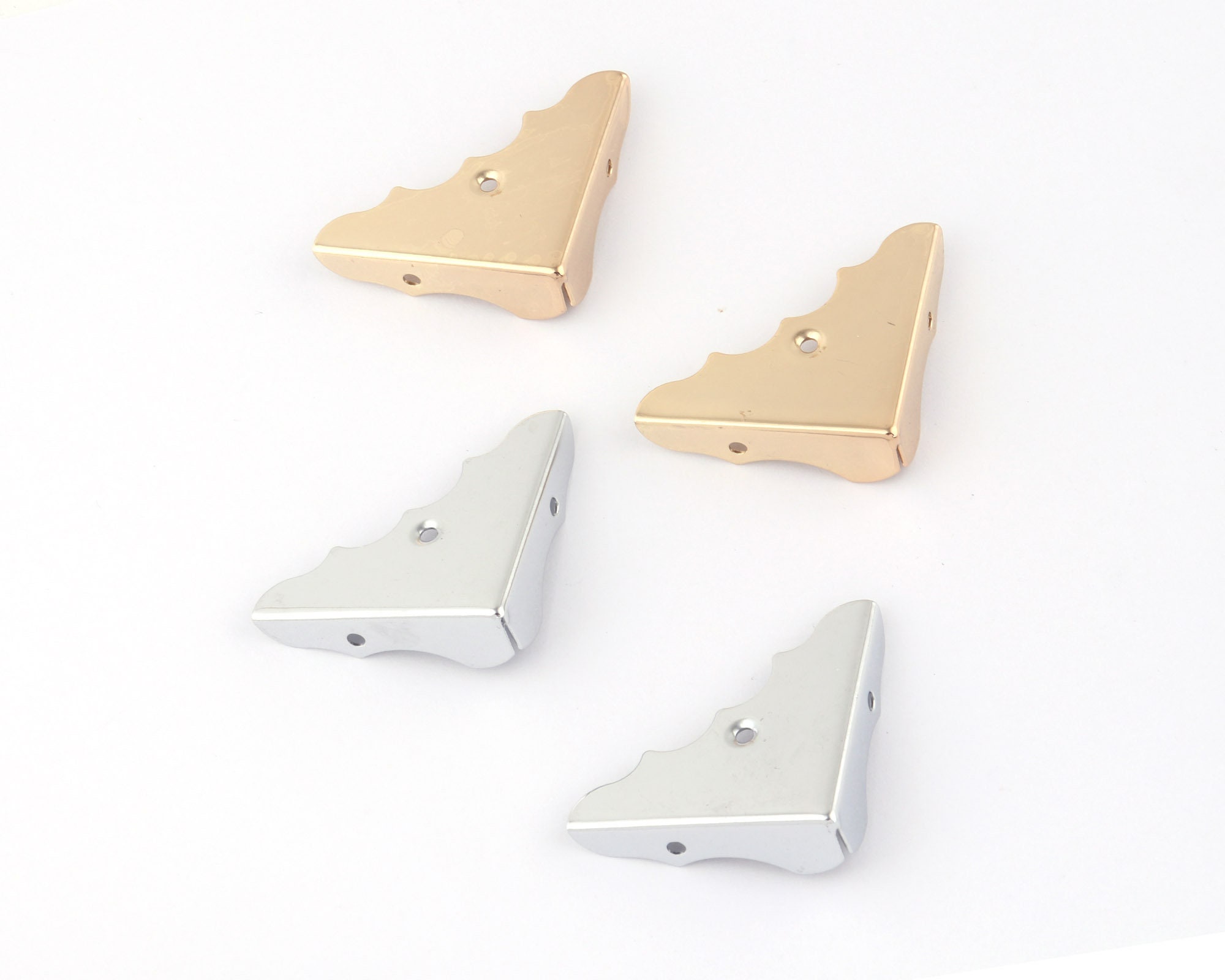 36mm Gold Metal Corner Protection Corners Vintage Box Corner Decorative ...
