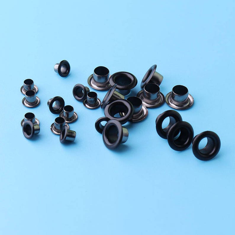100pcs Tiny GUNMETAL Grommets Eyelets 2.5 or 4.5MM Hole Self Etsy