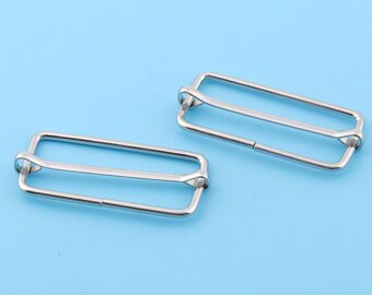 for 1''1/2inch strap metal slide strap buckle for bag/luggage to adjust strap length buckle slide