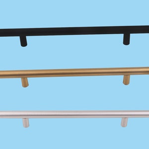 10&#39;&#39; Cabinet Pulls Cabinet Handles Furniture Pulls for Doors Stainless Steel Kitchen Drawer Cupboard Handles knob hardware 6.5” Hole Center