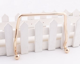 Golden Bag Handle Screw Handbag Handle Carry Ring Hexagonal Arched Handbag Handle Bag Hardware Handbag Accessories