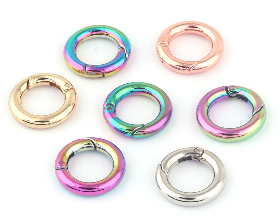 10MM rainbow spring O rings spring round ring gate spring snap Etsy