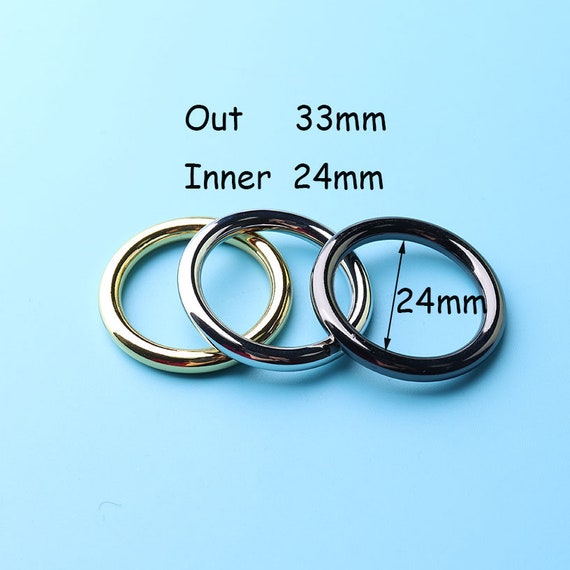 O-Ringe vernickelt 12,16,18,20,25,30 mm Stahl Rundring O-Ring Ringe Metallring
