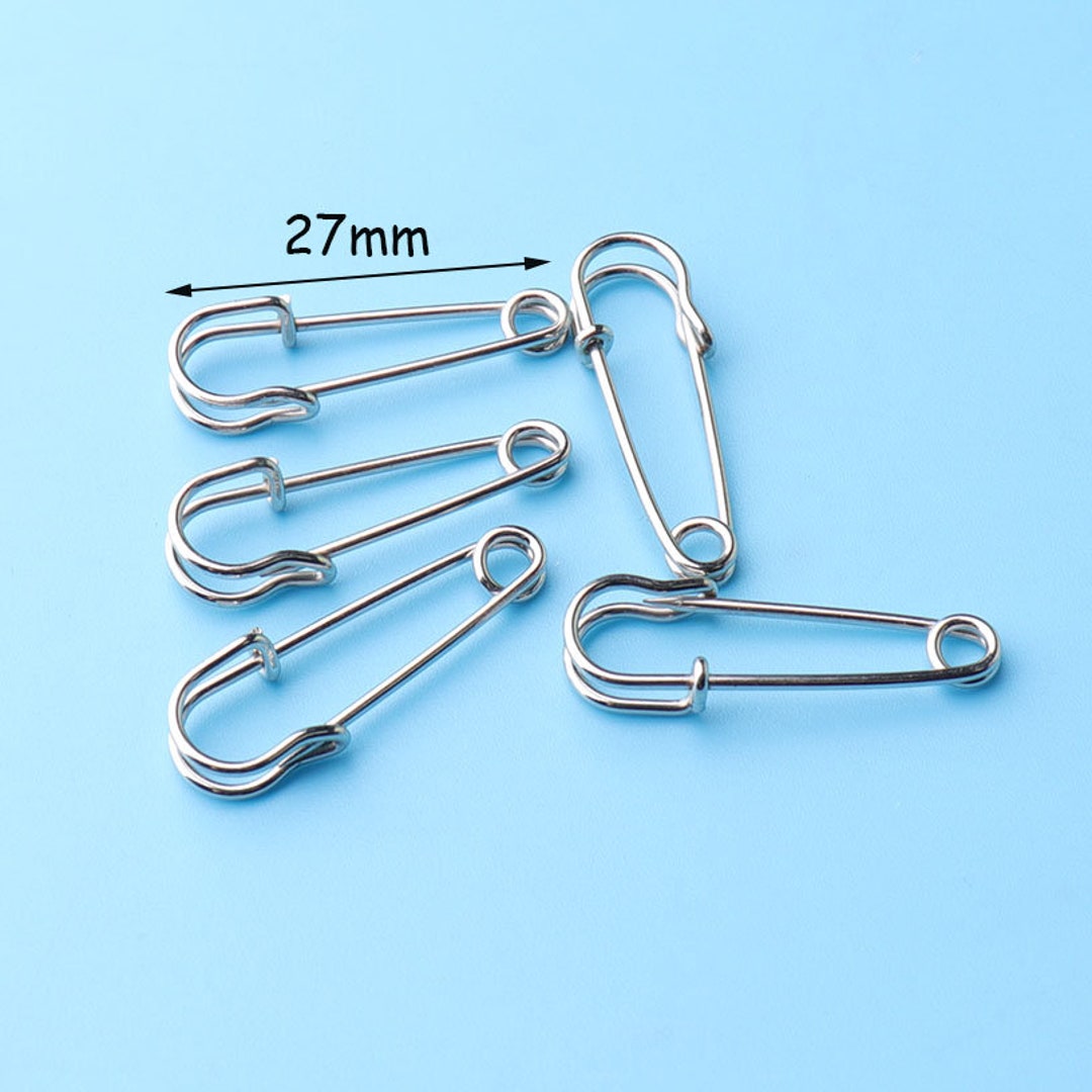 20/50/100Pcs Needles Safety Pins Silver Assorted Size Sewing Craft  Jewellery