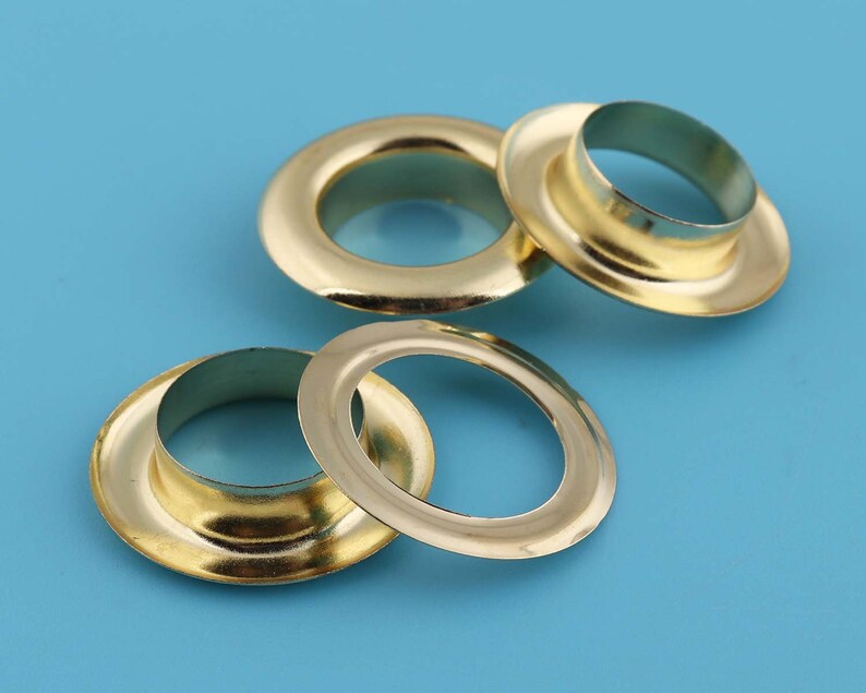 100sets Grommets Eyelets With Washer 14MM Hole Gold Color Self Etsy