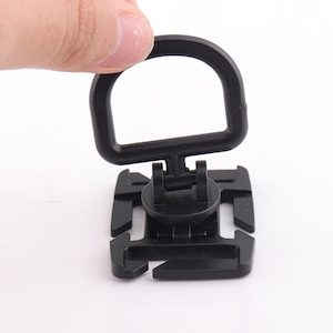 4PCS plástico Snap Tilt Gancho Clips Plástico Snap Hooks hebilla de liberación lateral Cuello de mascota Hebilla de liberación de plástico hebilla giratoria para correa de 1&#39;&#39;