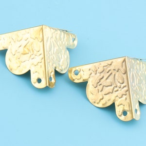 corner protectors jewelry box corner,desk corner with gold color 30*40mm