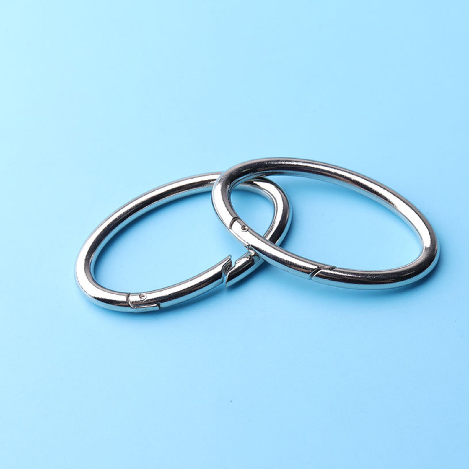 Rose Gold Spring Gate Ring18mm Round Spring O Ring Clasp