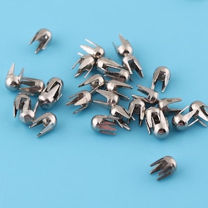 200 sets tiny Nail Head,silver color Metal Studs Jeans Studs,for Leather working Shoe bag accessories