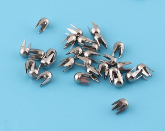 200 sets tiny Nail Head,silver color Metal Studs Jeans Studs,for Leather working Shoe bag accessories