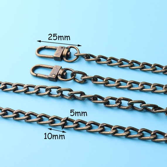 120cm Antique Bronze Purse Chain, Bronze Bag Chain, Silver Purse Strap,  Purse Frame Chain, Bag Making Supplie 105mm Lt9 -  Israel