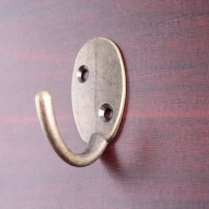 wall hooks,metal hooks,High quality Thick furniture hardware hooks Antique bronze style rustic coat hooks 39mm*38mm