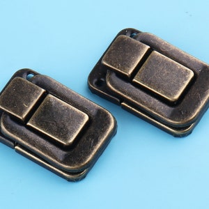 box lock handbag lock Anti brass metal latches,for Box lock lassical Gift Box Lock Latches Wooden Box