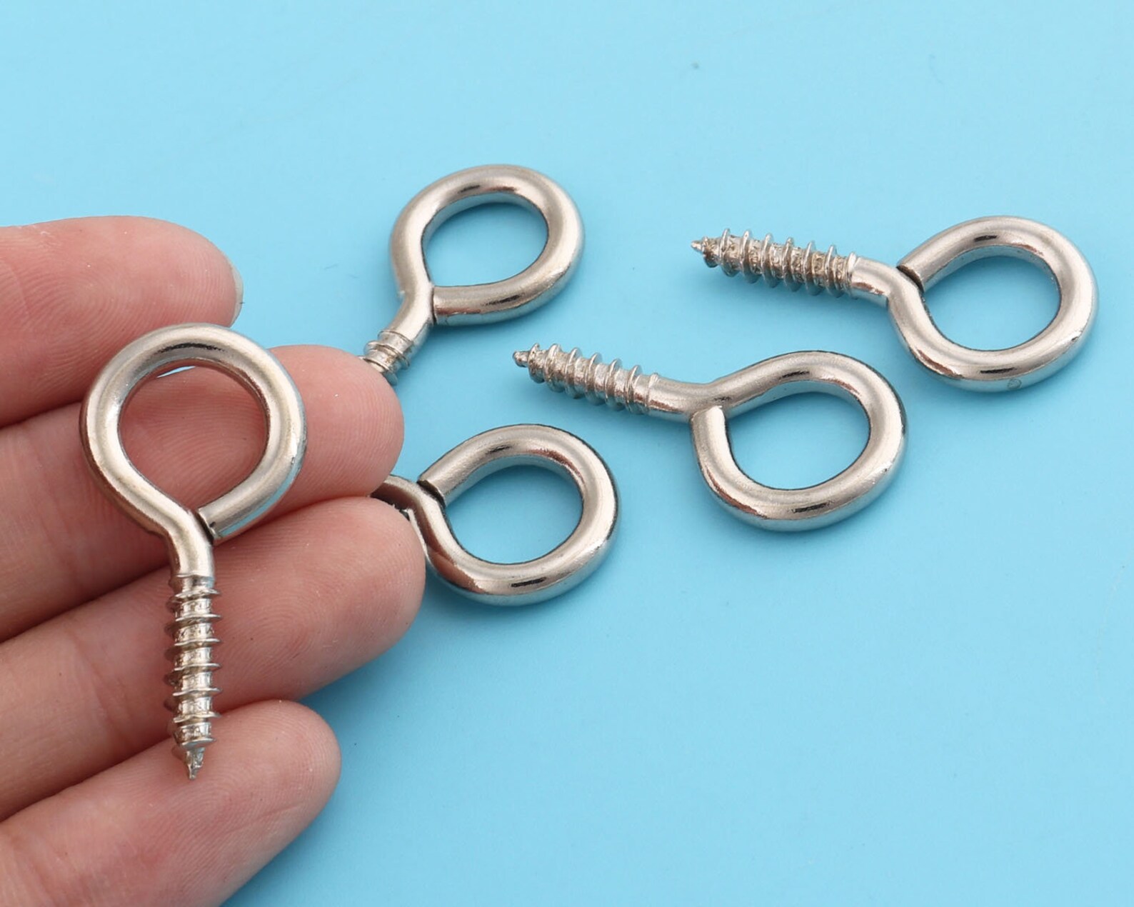 Screw Eye Pins3015 Mm Screw Eye Bails With Silver Colorfor Etsy