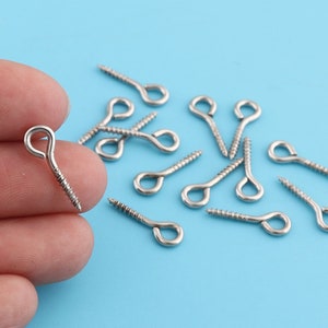 Screw eye bails 5*15 mm,screw eye pins with silver color,for pendants vials charms resin jewelry supplies