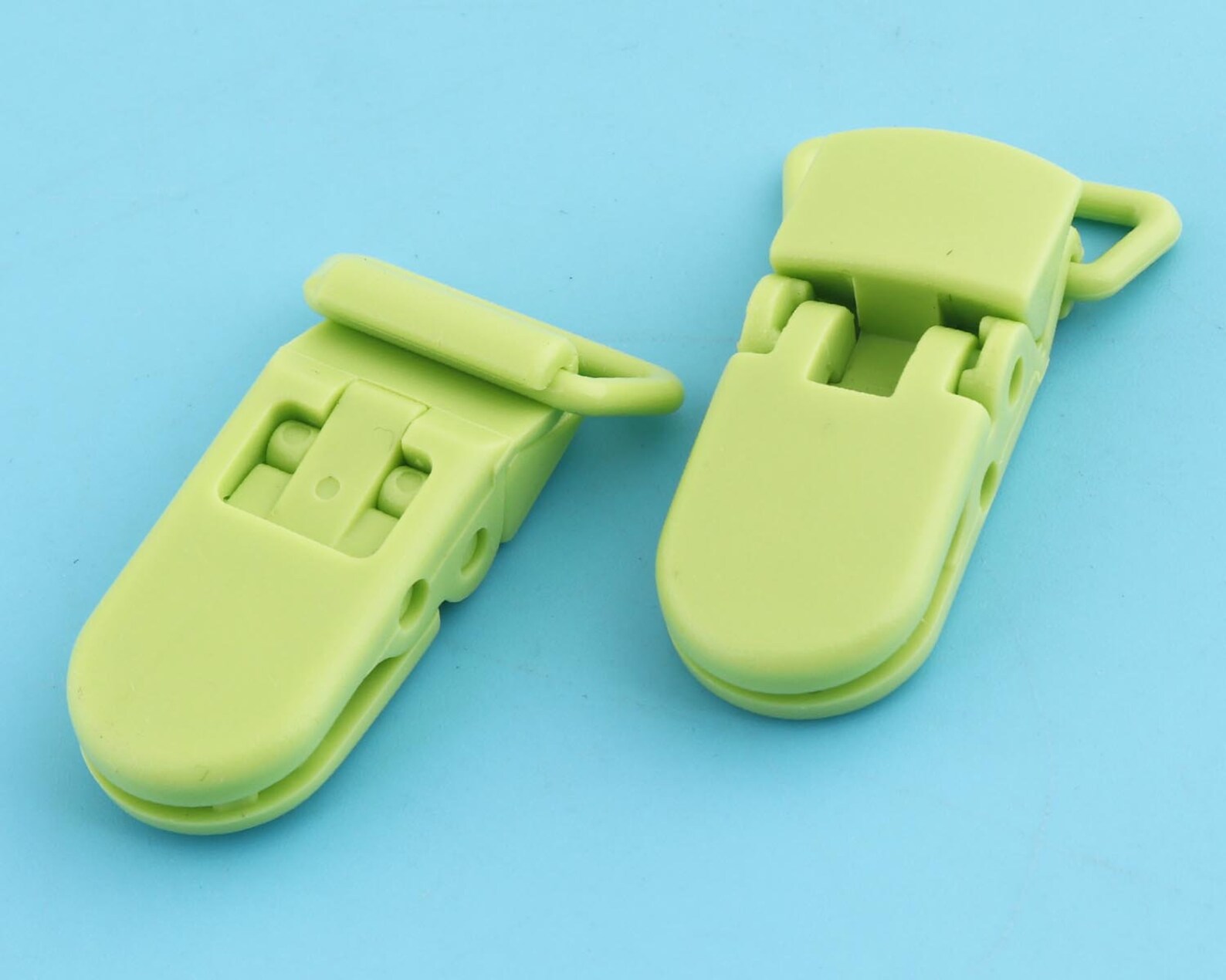 Pacifier Clips Suspender Clipsalligator Clipkam Plastic Etsy