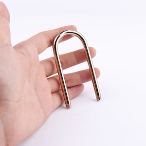 Bag Handle Carry Ring Hexagonal Rectangle Handbag Handle Handbag  Screw 7.5cm *4cm