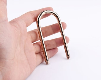 Bag Handle Carry Ring Hexagonal Rectangle Handbag Handle Handbag  Screw 7.5cm *4cm