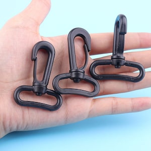 4pcs Swivel Plastic Snap for webbing  Tilt Hook Clips Plastic Snap Hooks For Backpack Bags Strap 1 1/8 or 1 1/4inch